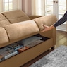 Super Plush Convertible Sofa Bed with Storage, , large