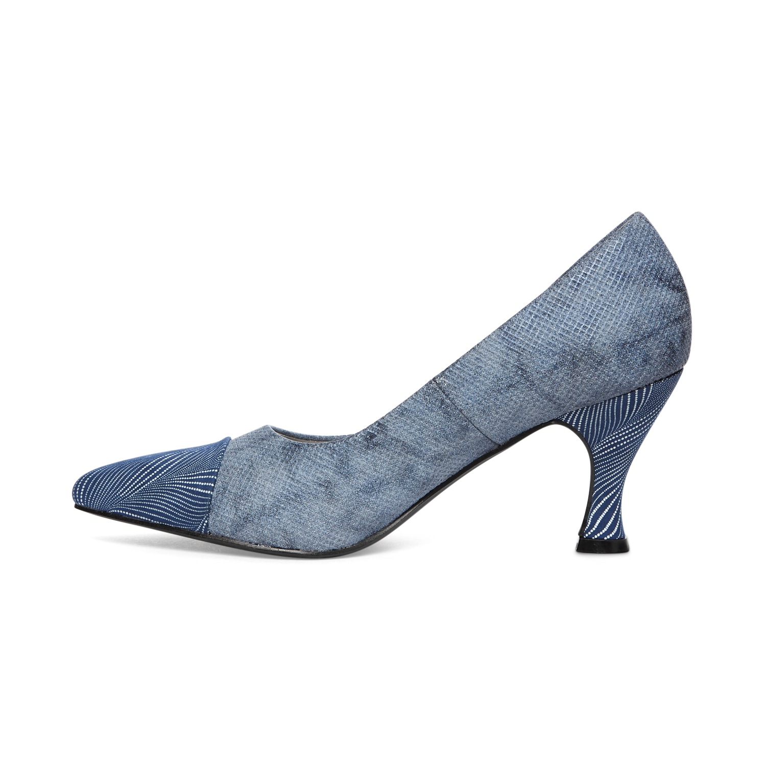 Bellini Zesty Geo Pump | Midnight Velvet
