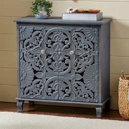 Baxton Carved Cabinet, , large