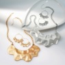 Wave Bib Necklace & Earring Set, , large