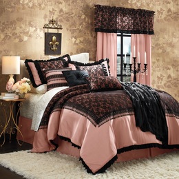 Sylvia Lace 7-Piece Comforter Set, , large