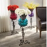 Corona Captured Glass Vase with Stand, , large