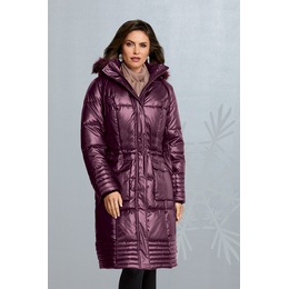 Long Hooded Puff Coat, , large