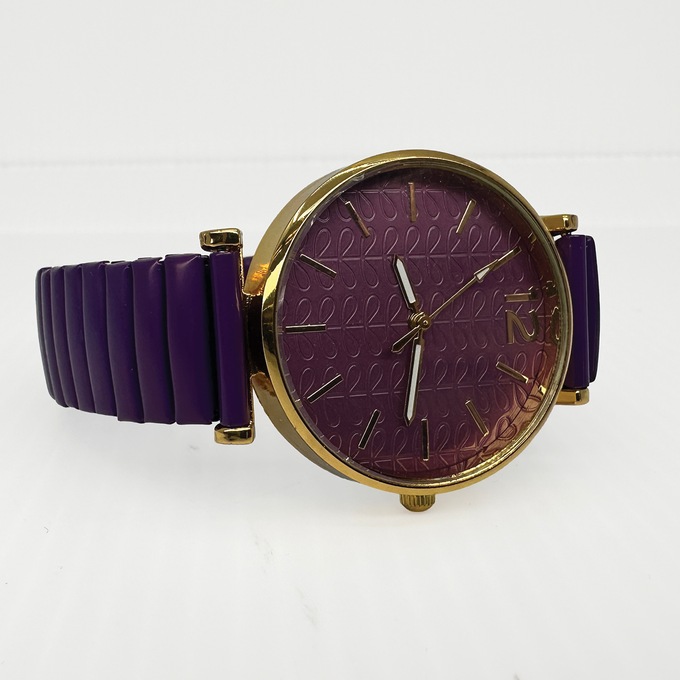 Ladies' Embellished Stretch-Band Colorful Watch, , large