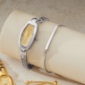 Oblong Watch & Bracelet Set, , large