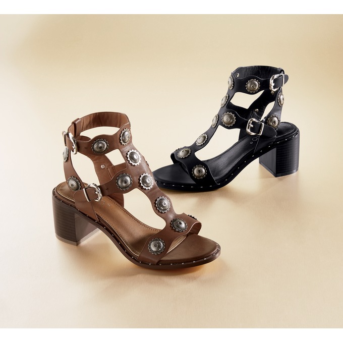 Ornamented Gladiator Sandal, , large