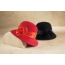 Floral Bow Wool Fedora, , large