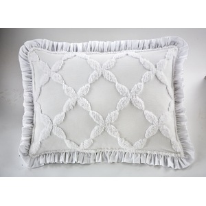 Angelica Ruffle Chenille Sham, , large