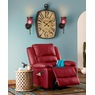 Overstuffed Recliner with Heat and Massage, , large