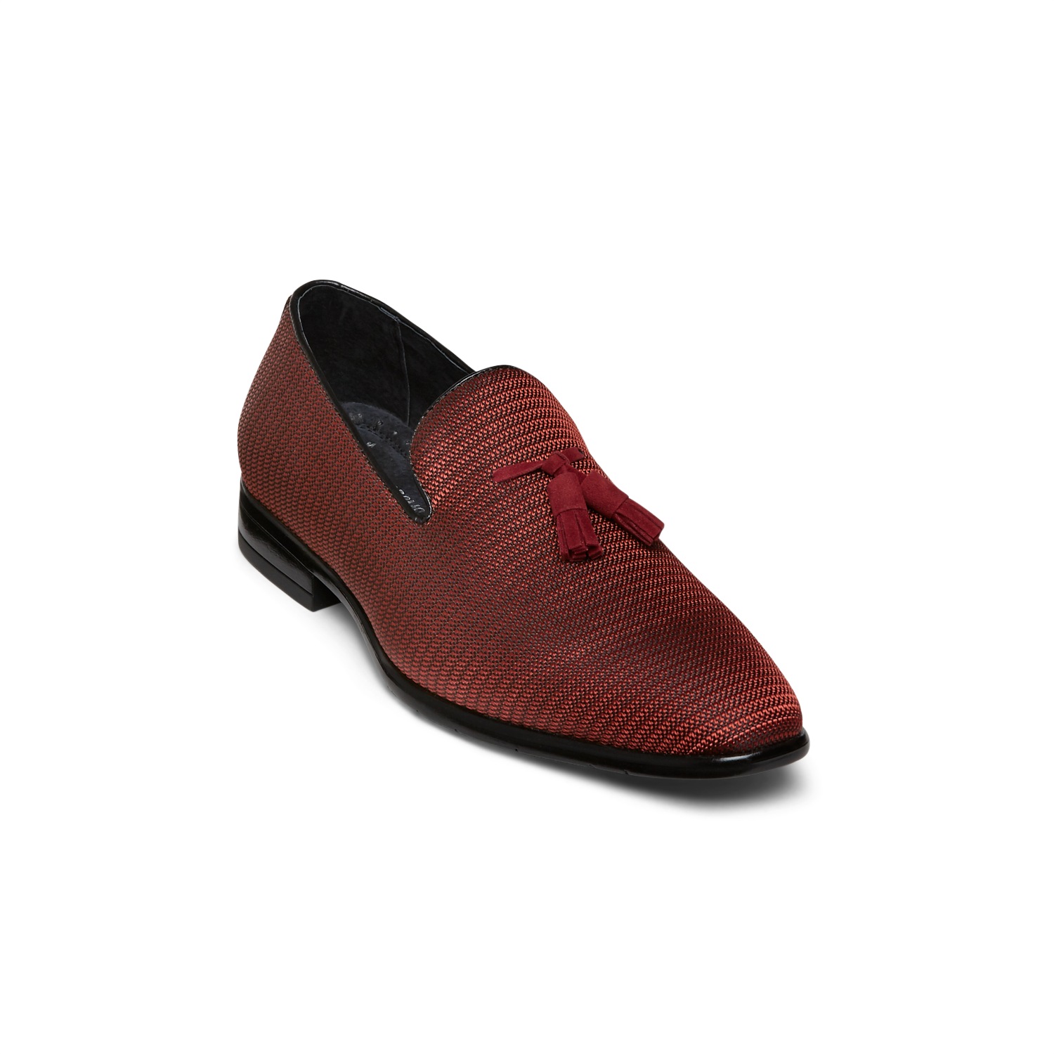 Stacy adams tazewell textured tassel loafers clearance