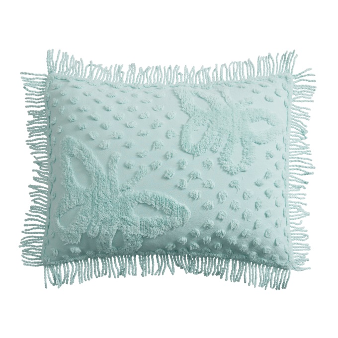 Addi Chenille Sham, Seaglass, large