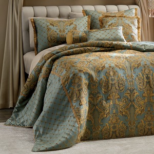 Warwick Jacquard 7-Piece Comforter Set, , large
