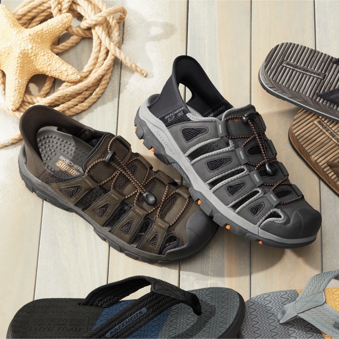 Skechers Men's Slip-Ins Tresmen Norvick Fisherman Sandal, , large