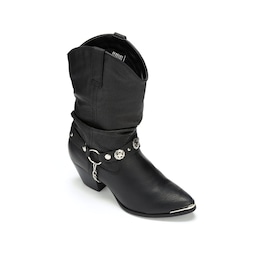 Dingo Genuine Leather Slouch Cowgirl Boot with Studs and Chain Detail for Women, , large