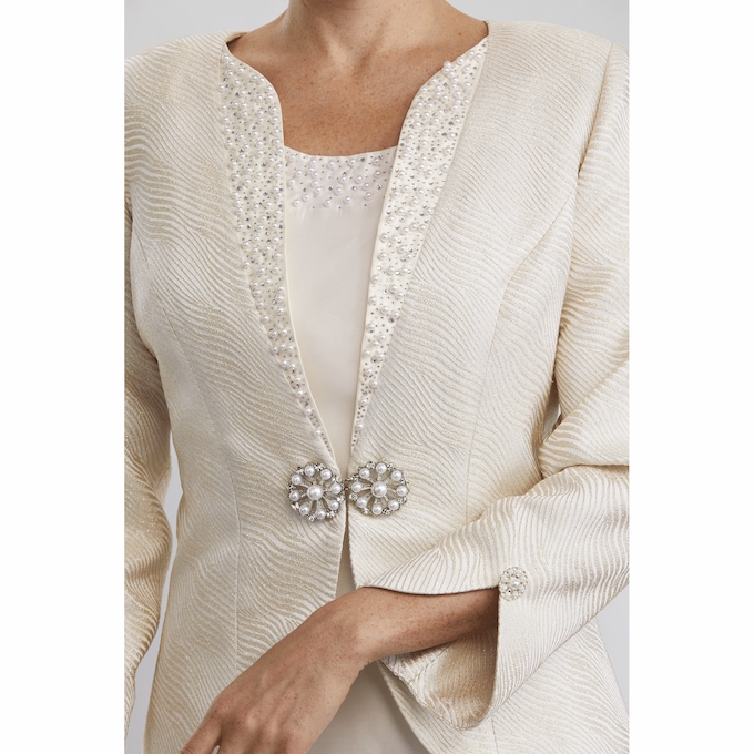 Cassie Jacquard Jacket Dress, , large