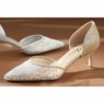Midnight Velvet Lace-Toe Pump, , large