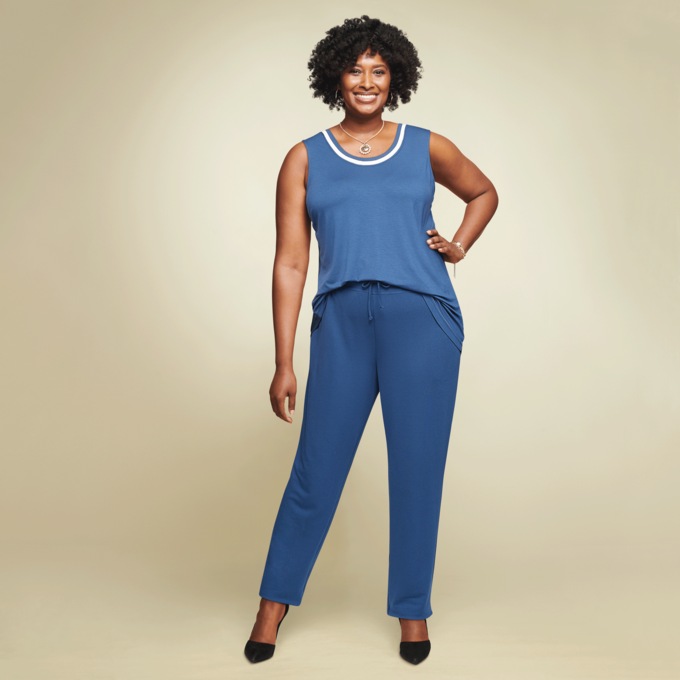 Cameleon Tank Top, Ensign Blue, large