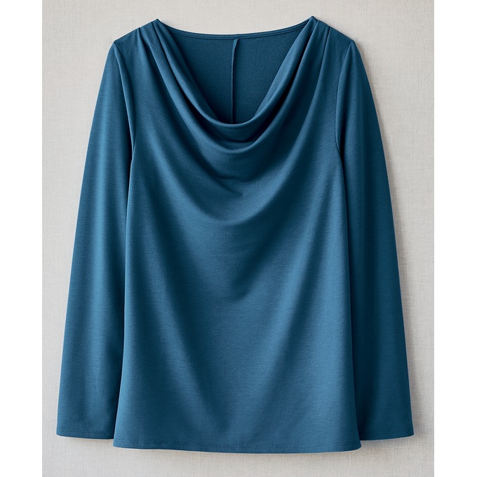 Lexa Drape Neck Top, , large