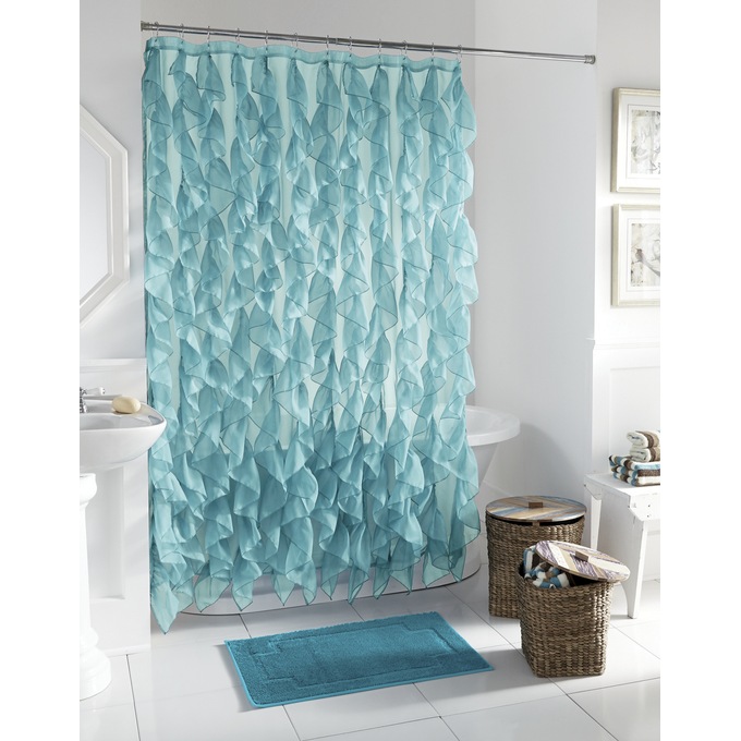 teal shower curtains sets