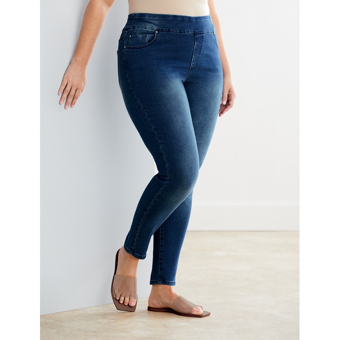 Ella Denim Jegging, Medium Wash, large