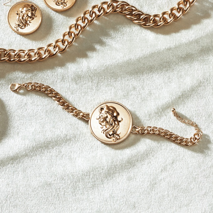 Cameo Metal Necklace, Bracelet and Earrings - Buy All and Save, , large