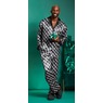 Robe, Black White Windowpane, large