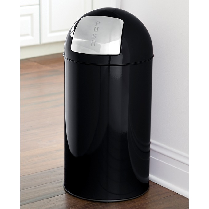13-Gal. Stainless Steel Trash Can