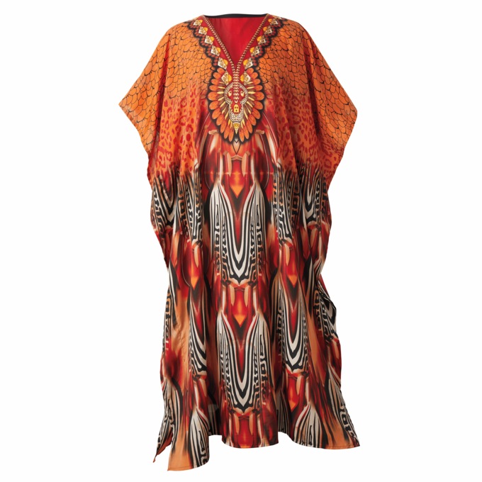 Zedra Long Caftan, , large