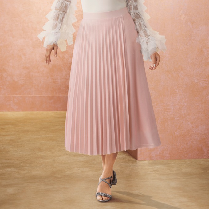 Eva Faux-Wrap Skirt, , large