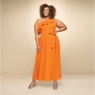 One-Shoulder Ruffle Maxi, , large