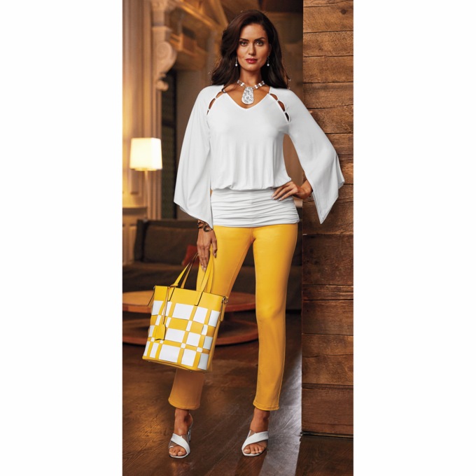 Kate Bell-Sleeve Top, , large