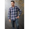 3-Pack Flannel Shirts, Brown Navy Green Red, large