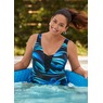 Landslide Lattice-Front Tank Swimsuit, , large