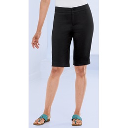 Button-Leg Bermuda Short, Black, large