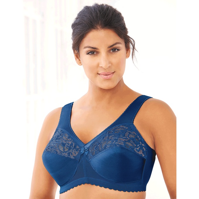 Glamorise® MagicLift® Full Figure Support Bra, Navy, large