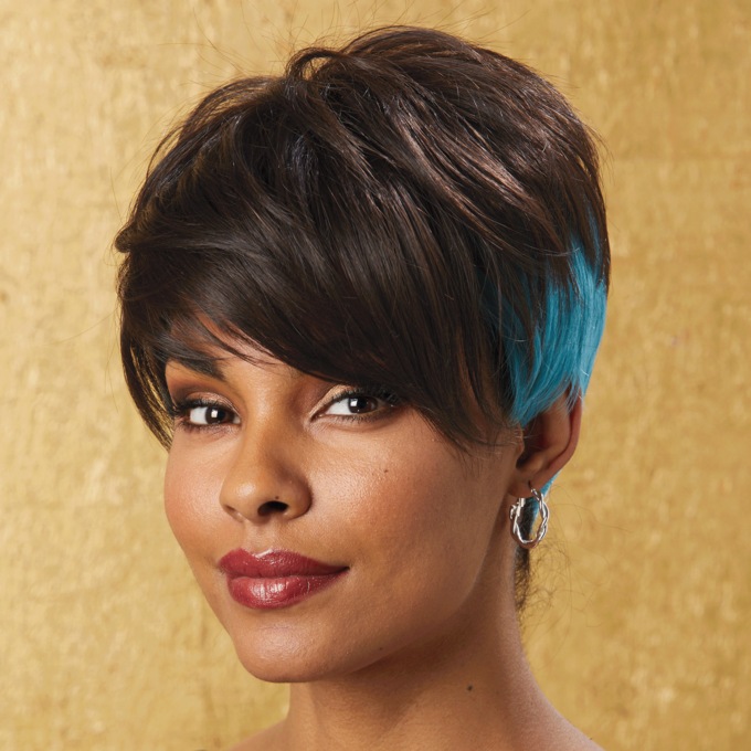 Kathy Wig, Natural Teal, large