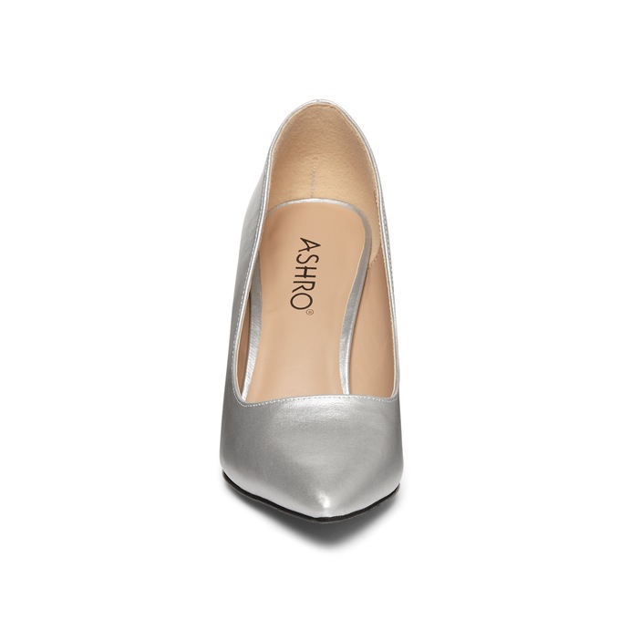 Classic Faux-Leather Pump, , large