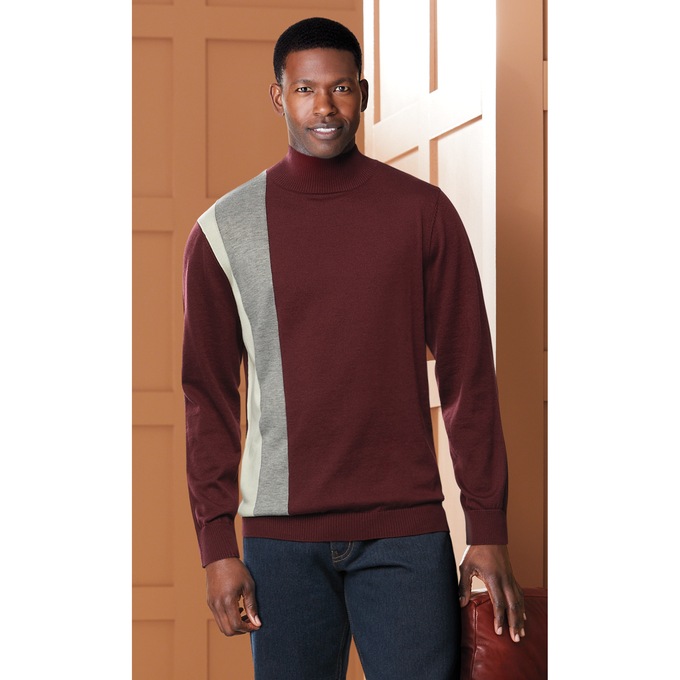 Mock Neck Sweater, , large