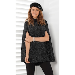 Juliette Poncho Sweater, , large