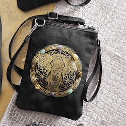 Sacred Geometry Crystal Bag, , large