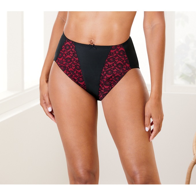 Allover Lace Brief, , large