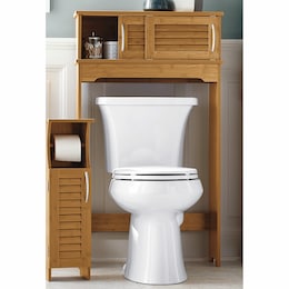 Bamboo-Finish Bath Furniture, , large