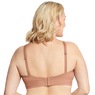 Lace Women's Bralette with Soft Stretch Lace and Wireless Comfort, Nude, large