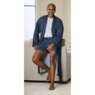 Stacy Adams Collar Knit Robe, , large