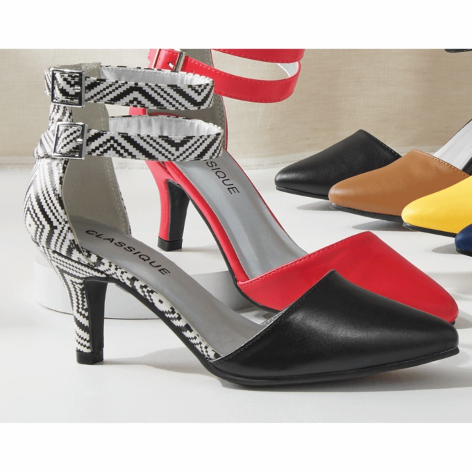Camlo Pump with Double Ankle Strap in Lots of Colors, , large