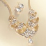 Crystal Wings Necklace & Earring Set , , large