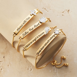 Faith Oval Adjustable Bracelet, , large