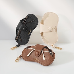 Faux-Leather Eyewear Case, , large