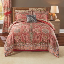 Sasha Complete Bed Set, Accent Pillow, Panel Pair and Valance, , large