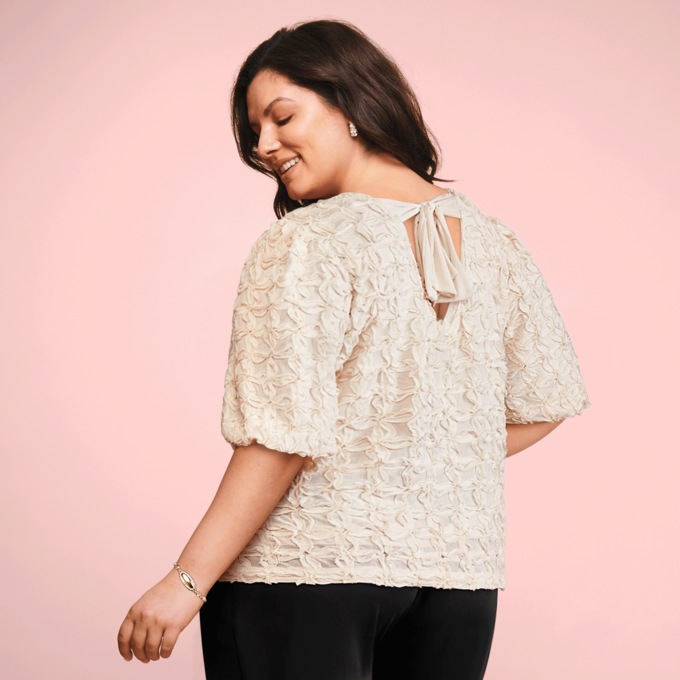 Luna Lattice Top, , large